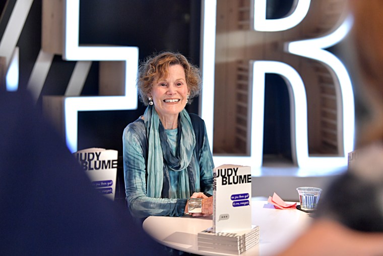 Judy Blume has revealed that she shredded a collection of her private notebooks. 