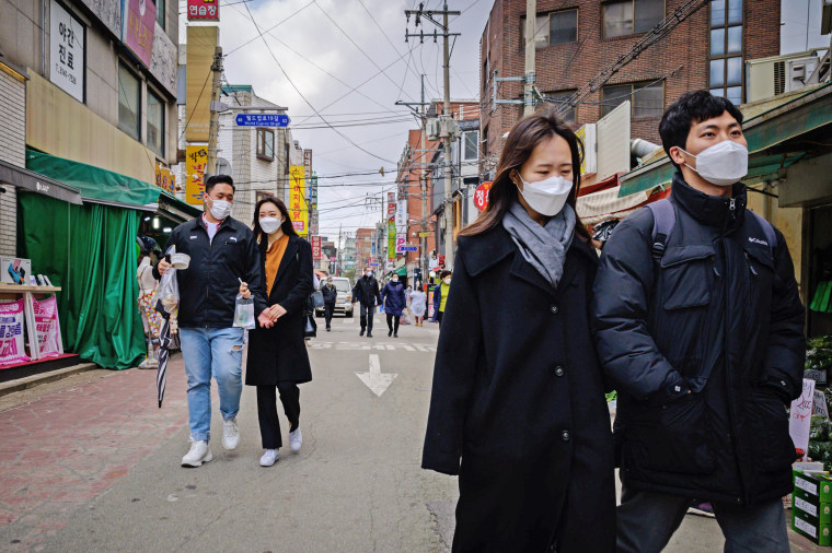 Image: A market n Seoul