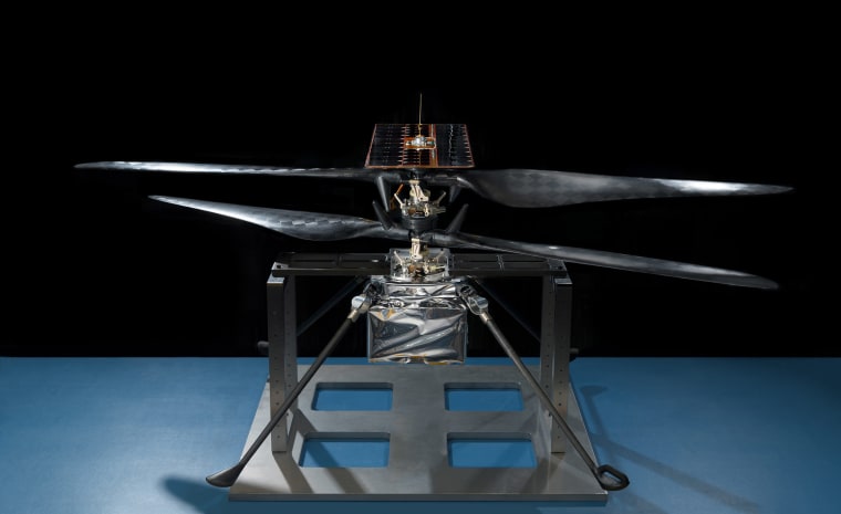 Image: Flight model of NASA's Mars Helicopter.