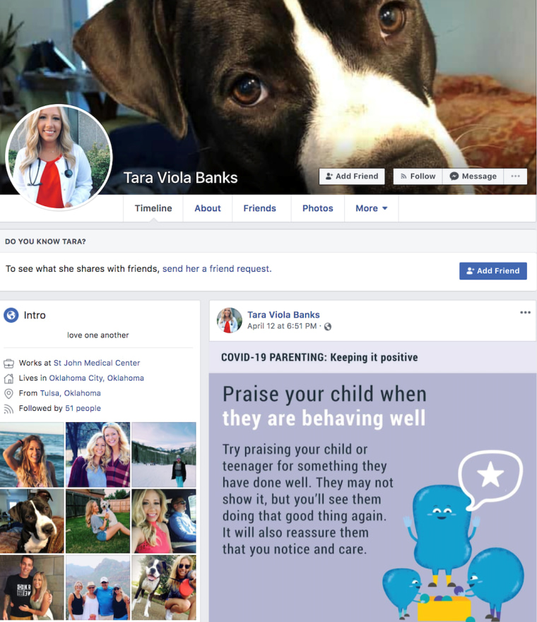 This is the fake account on Facebook that Kaytlin Cupp says she and her friends reported 400 times before it was taken down by Facebook. The impersonating account was luring victims to donate to an illegitimate coronavirus charity account.