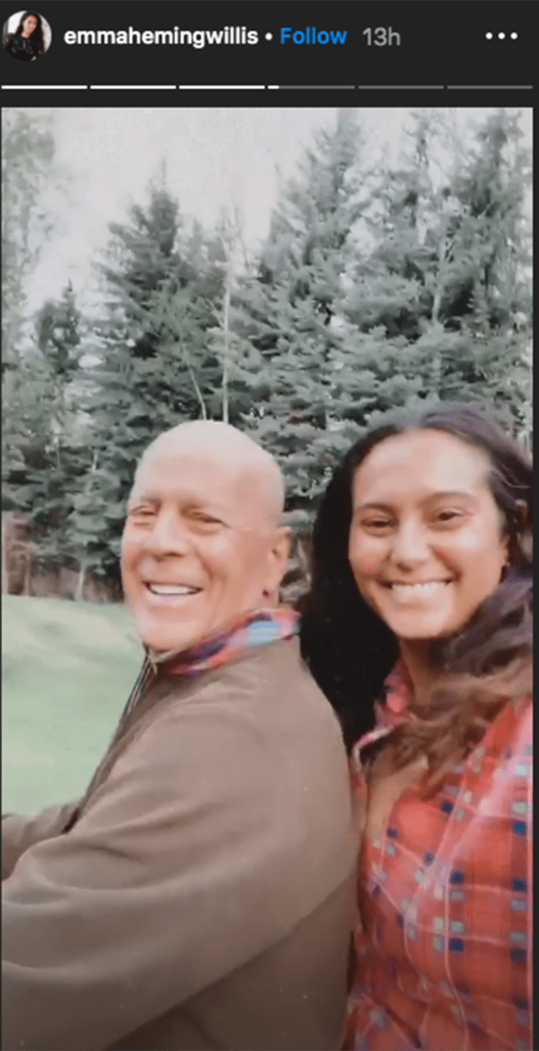 Bruce Willis has reunited with wife Emma Heming and their two daughters after they were separated while he quarantined with ex-wife Demi Moore and his older daughters in Idaho. 