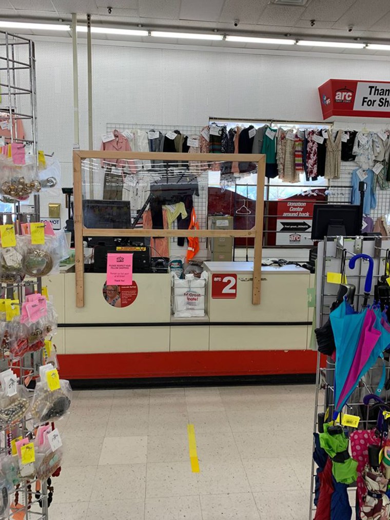 Arc Thrift Stores recently reopened with new safety measures in place.