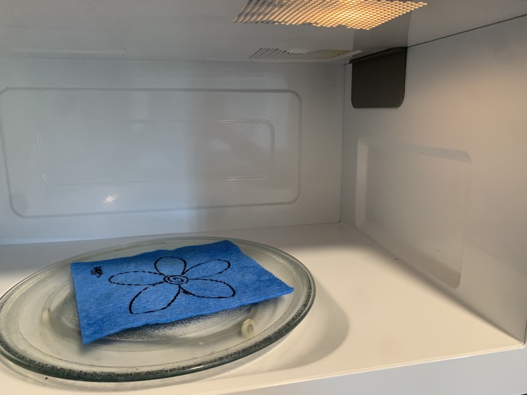 Cleaning a Skoy Cloth in the microwave