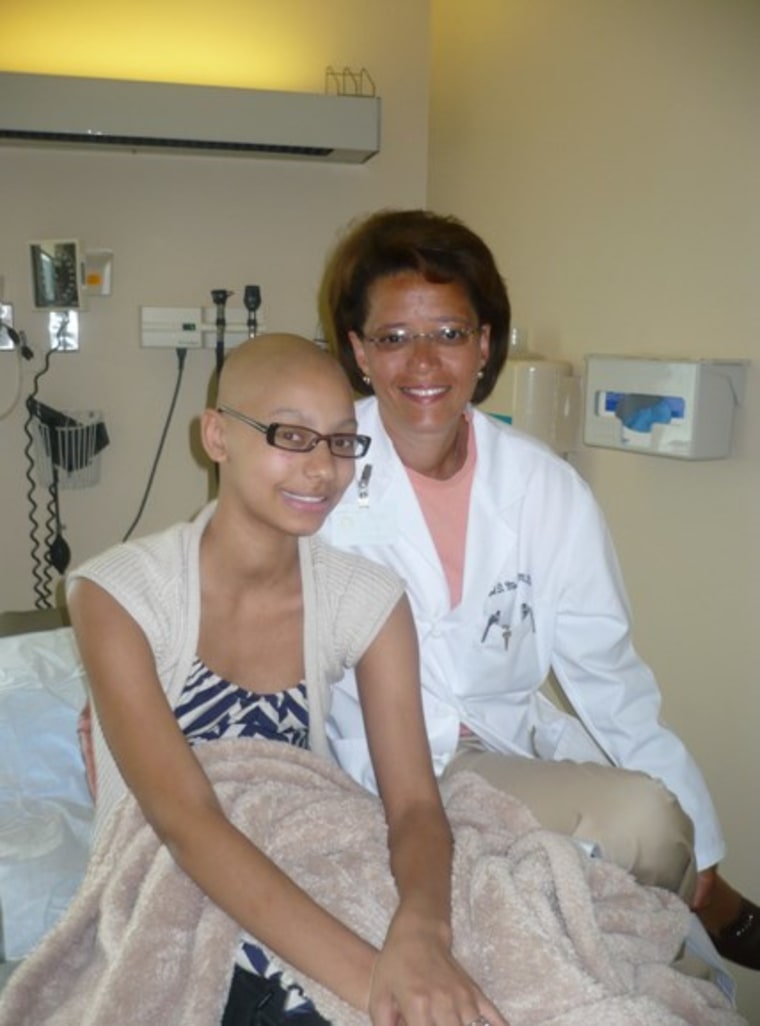 Natalia Harris, who pursued her dream to become a model despite battling leg cancer.