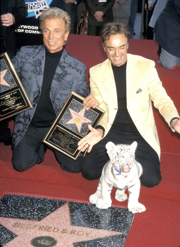 Siegfried &amp; Roy Honored with a Star on the Hollywood Walk of Fame