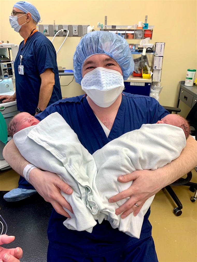 Randy LaCosse normally would be back at work now. Because of the lockdowns, he is working from home and able to see his twins much more -- an unexpected silver lining.