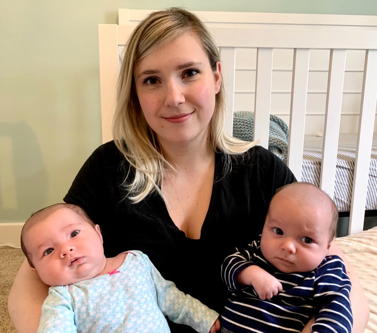 When Emily LaCosse went into the hospital to deliver her twins, Cecelia and Theo, few people were wearing face masks. When she left five days later, "it was like night and day," LaCosse said.