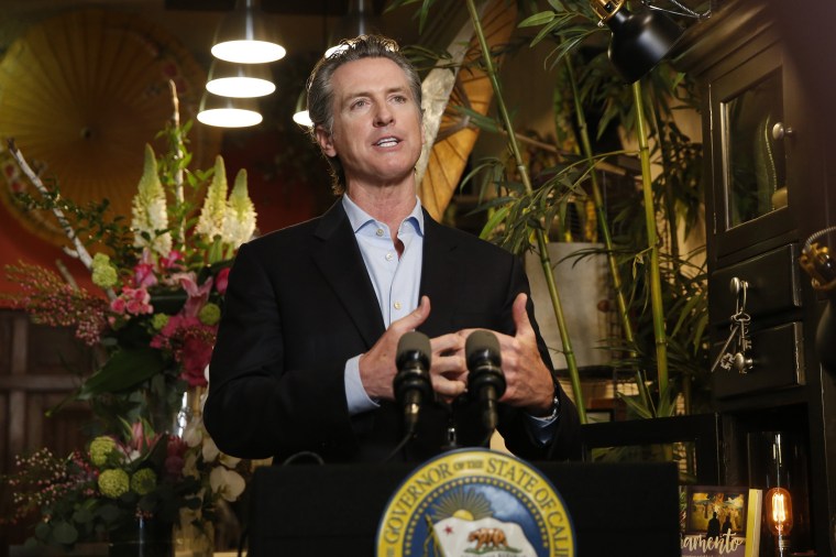 California Gov. Newsom says community spread started at nail salon