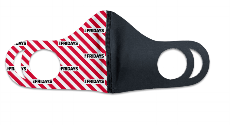 Employees at TGI Fridays are required to wear masks.