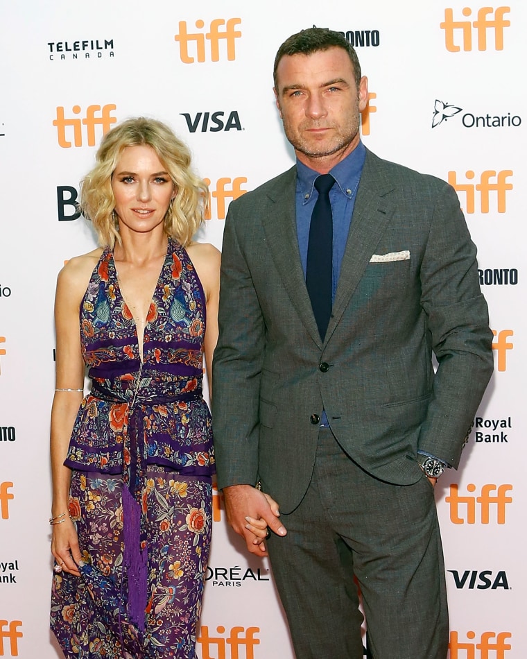 Naomi Watts and Liev Schreiber 2016 Toronto International Film Festival