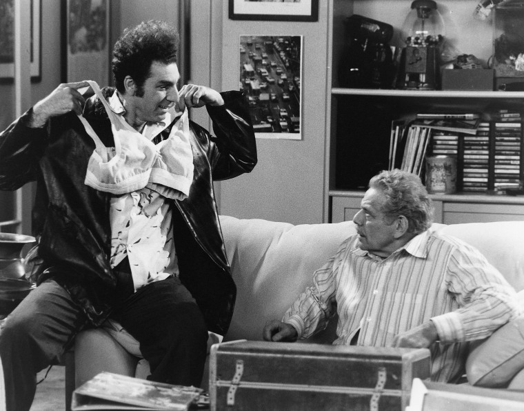 Michael Richards and Jerry Stiller on "Seinfeld"