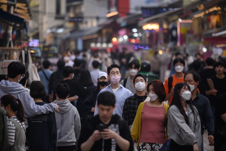 Image: The Hongdae district of Seoul