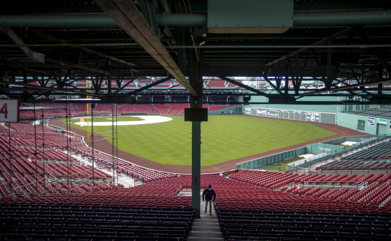Empty Fenway Park During Pandemic