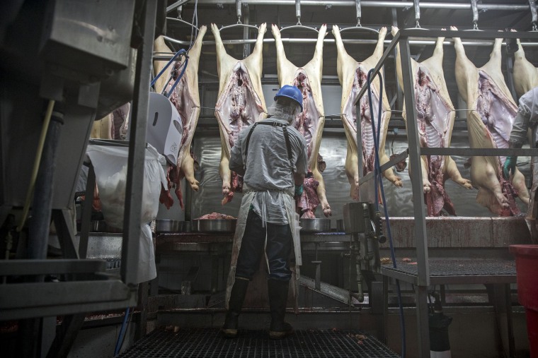 Image: Pork Processing At A Smithfield Foods Plant