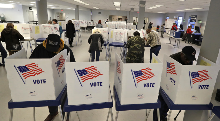 Image: Cleveland vote poll station
