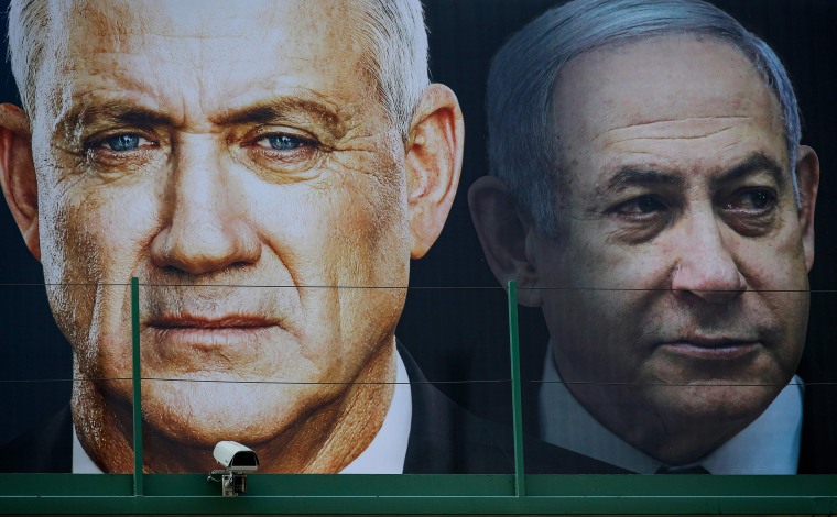 Image: Israeli election banner