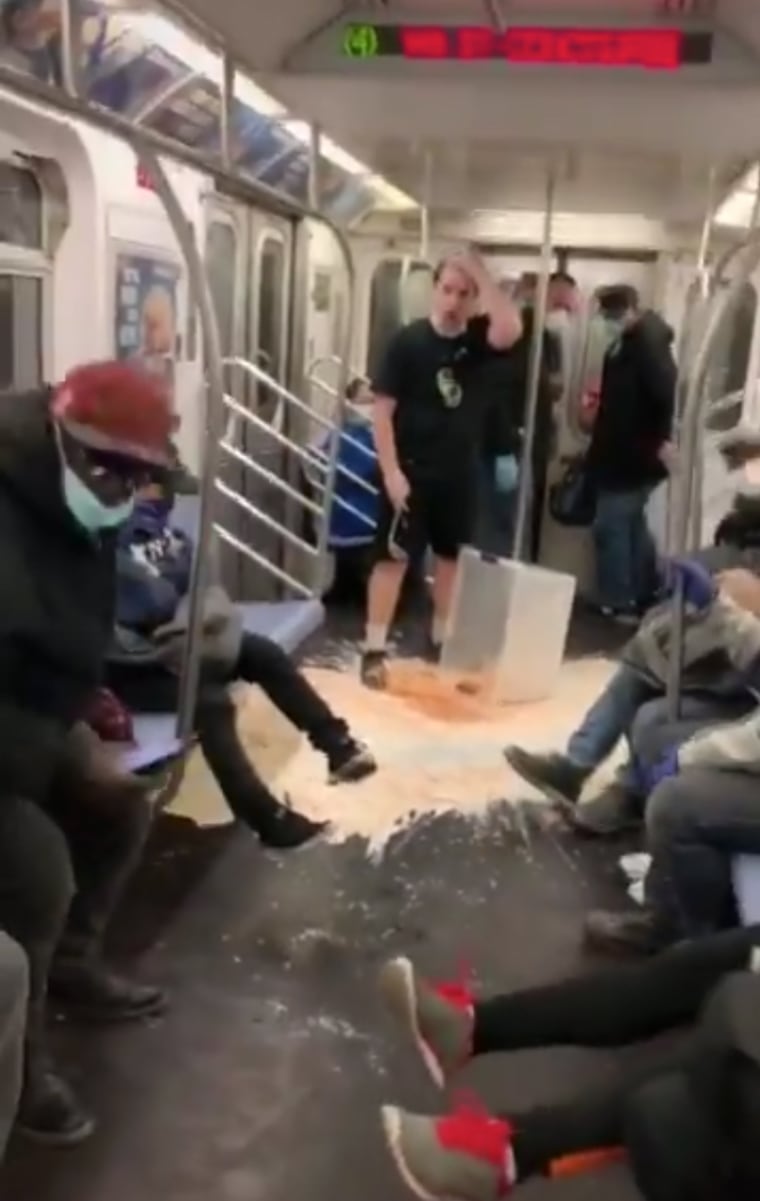 Image: Prank on NYC Subway