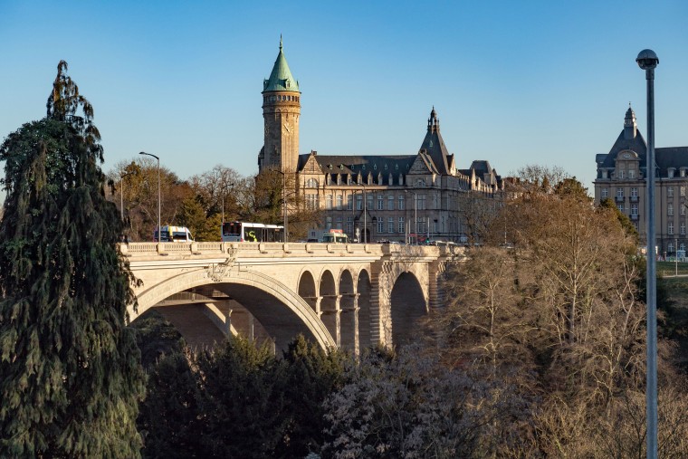 Image: Adolphe Bridge In Luxembourg