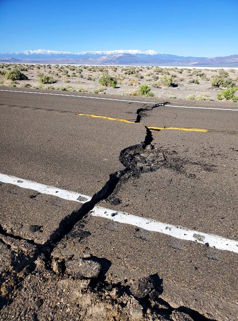 Image: Nevada earthquake