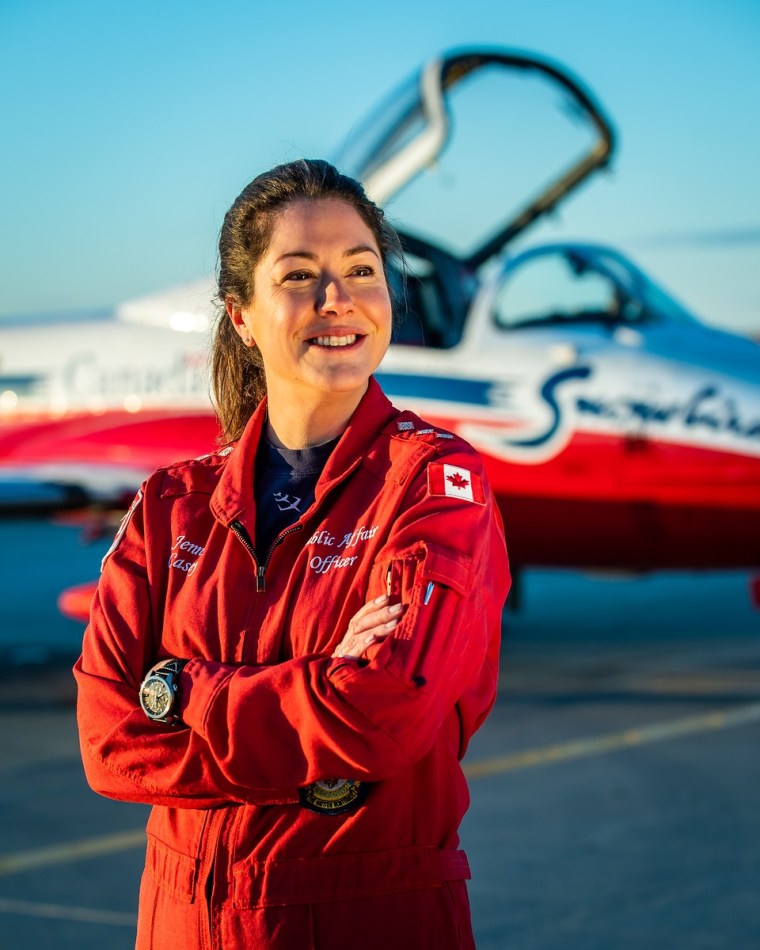 Jennifer Casey of the Royal Canadian Air Force.