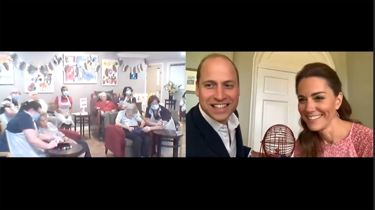 Prince William and Kate Middleton call Shire Hall Care Home residents