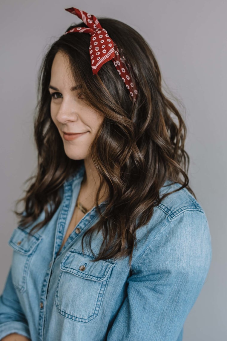 Bandana as a headband