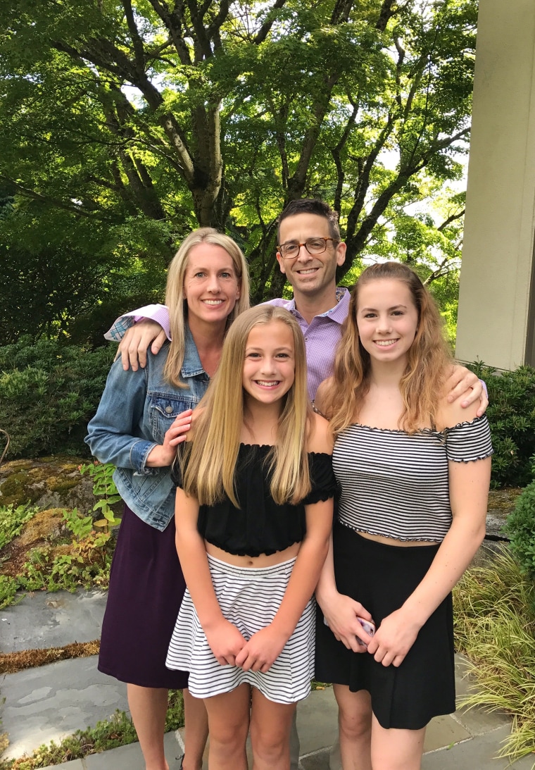 The Bencke family in August 2017 on their last family trip before Matt Bencke passed away.