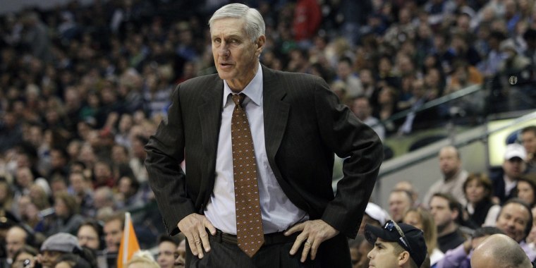 Jerry Sloan during a Utah Jazz game against the Dallas Mavericks in Dallas on Dec. 11, 2010.