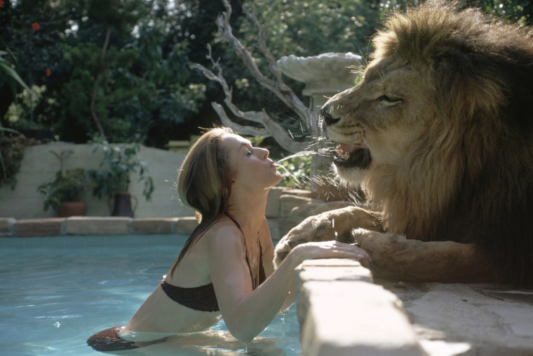 Tippi Hedren &amp; Neil The Lion