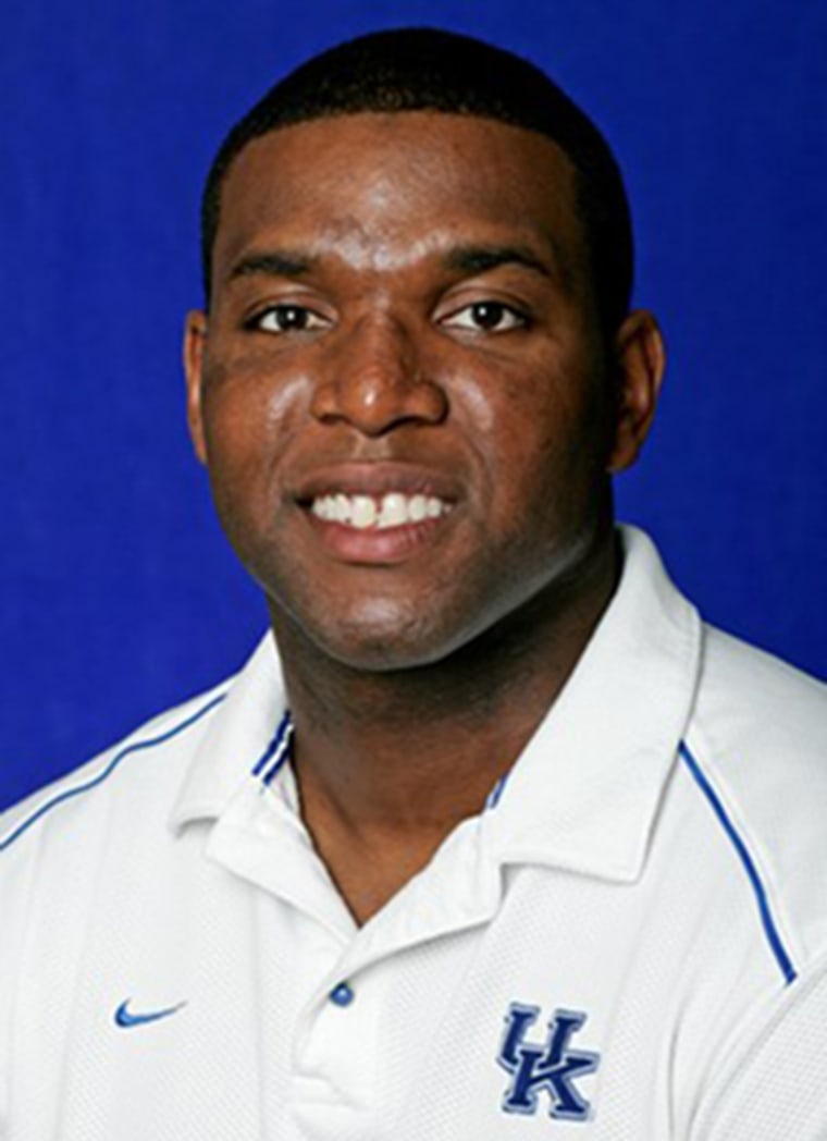 Image: Jomo Thompson, a former cheerleading coach at the University of Kentucky.