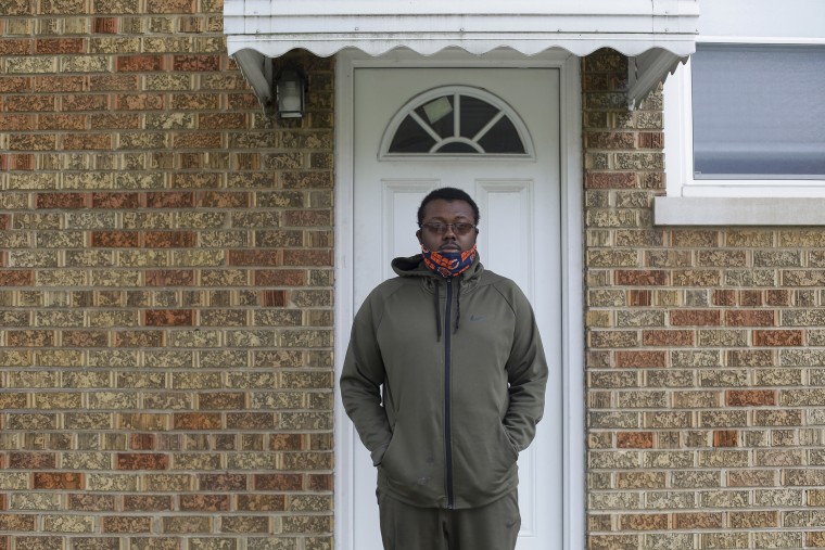 James Carter outside his home in Chicago.