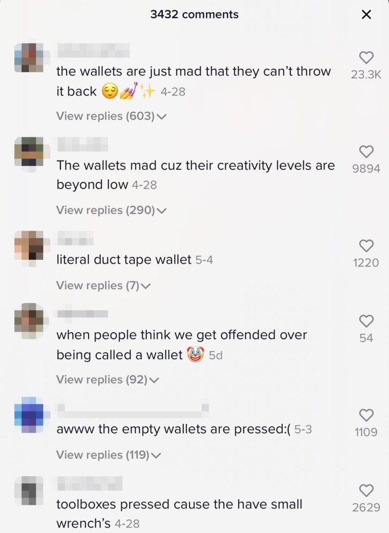 'OK wallet': Young women fire back at misogynistic name-calling on TikTok