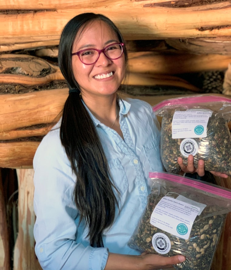 Cynthia Wilson, the traditional foods program director of Utah Dine Bikeyah, is mailing indigenous seeds as part of the "Seeds and Sheep" program.