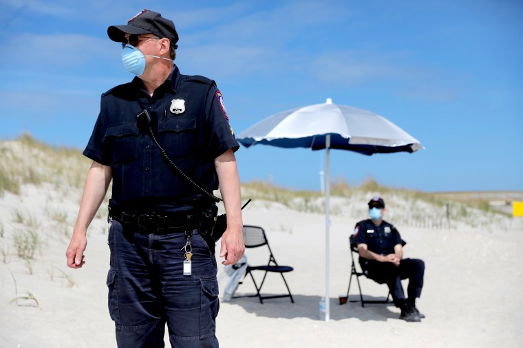 Image: Beaches open ahead of Memorial Day weekend in New York