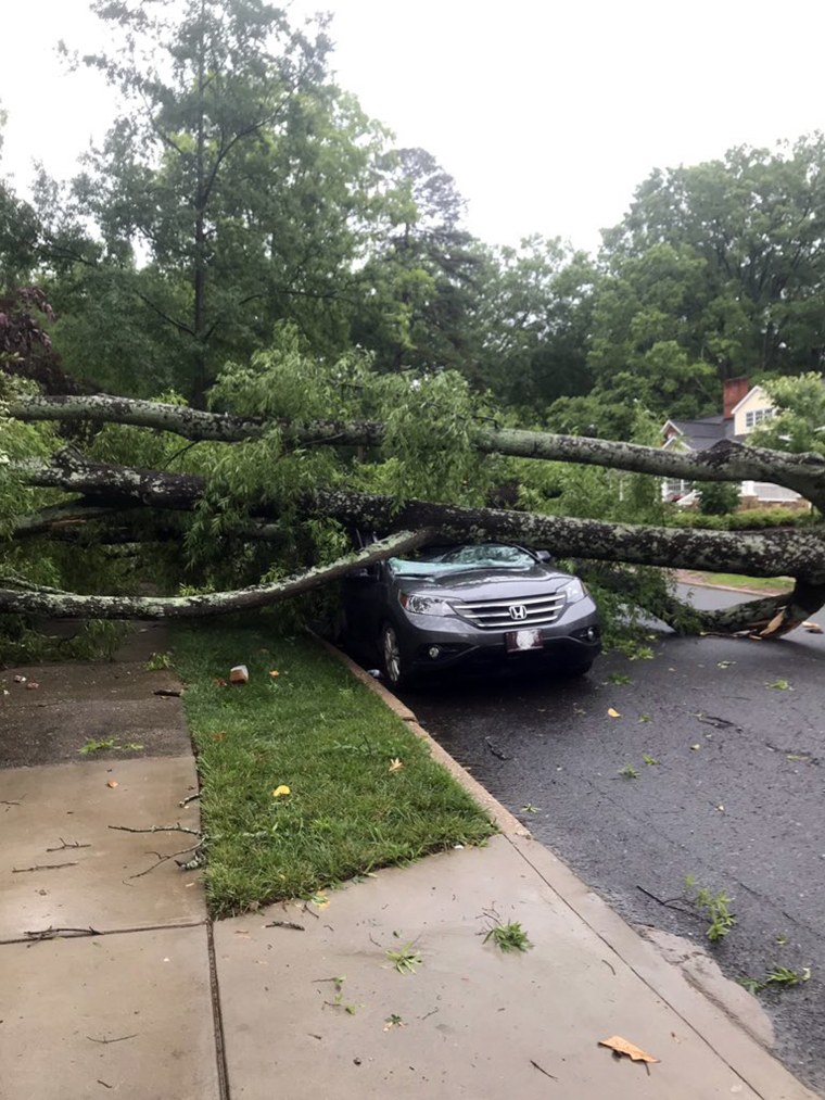 Two Dead In Severe Storms In Carolinas As Tens Of Thousands Lose Power