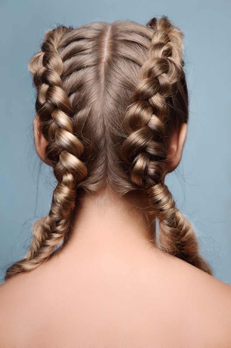 How to French braid hair your hair or someone else's