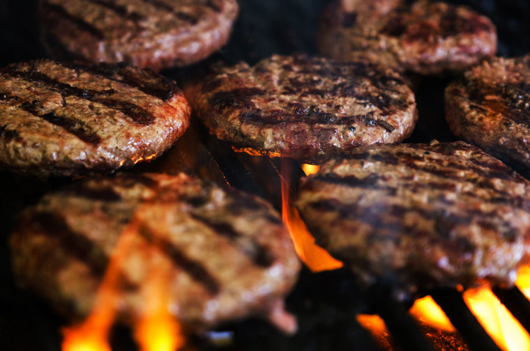 If you're grilling a bunch of patties at once, make sure they're relatively uniform to ensure similar cooking times. 