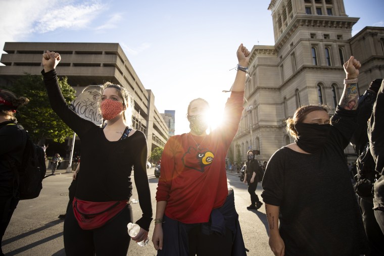 Protests Continue In Louisville Over Deaths In Recent Police Shootings