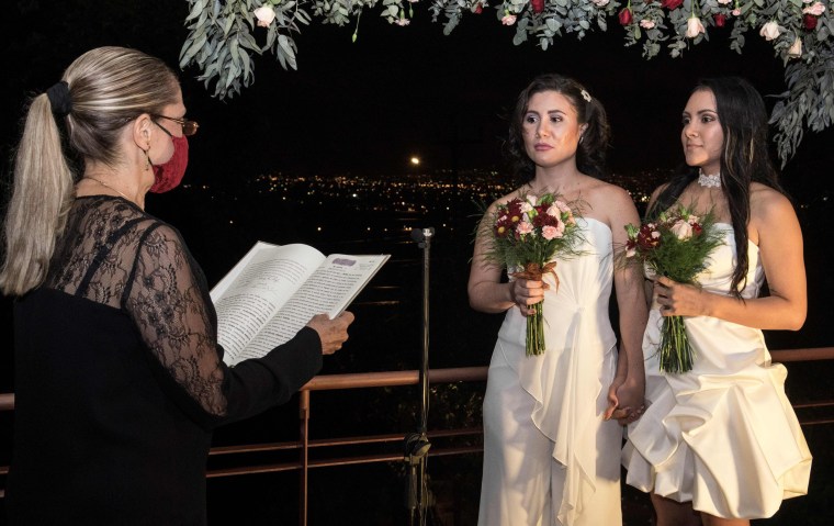 Image: TOPSHOT-COSTA RICA-RIGHTS-LGBT-MARRIAGE