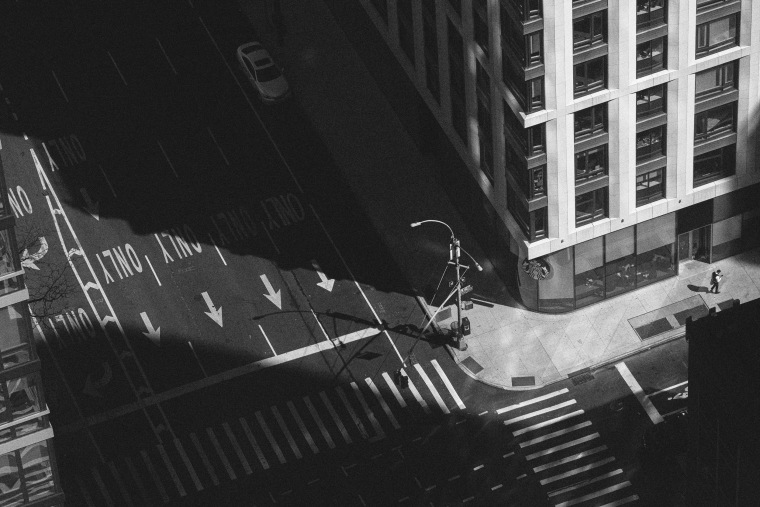 Image: An empty street in Manhattan, N.Y., on March 15, 2020.