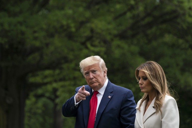 President Trump Returns To The White House On Memorial Day