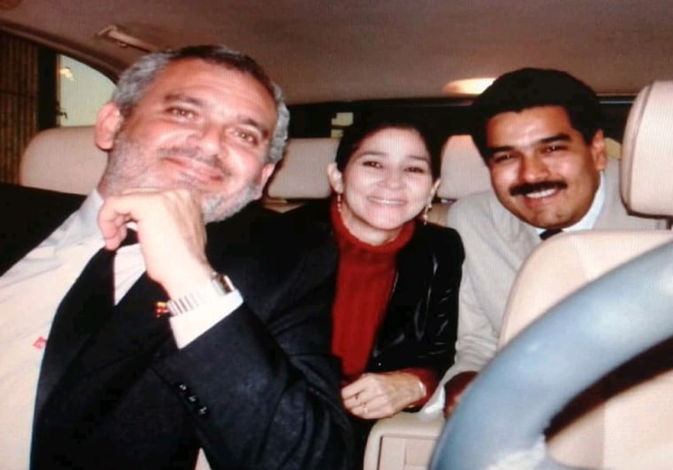 Image: Adel El Zabayar, Nicolas Maduro and wife