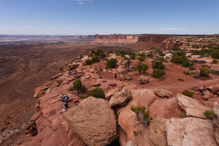Image: Grand View Point Overlook at Canyonlands National Park