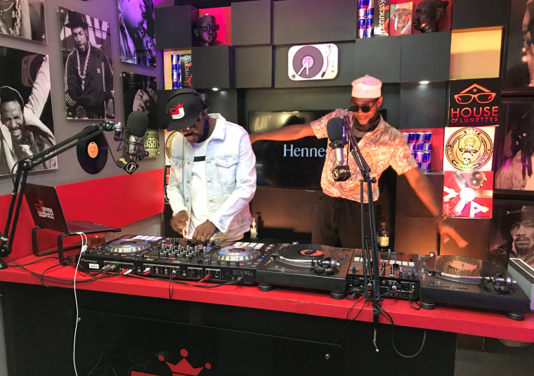 Image: Sensei Uche anchors an online virtual night party alongside DJ Jimmy Jatt, as nightclubs remain closed to curb the spread of coronavirus disease (COVID-19) in Lagos, Nigeria