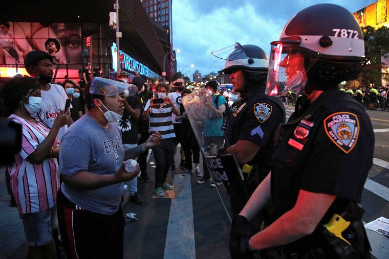 Image: *** BESTPIX *** Protests Against Police Brutality Over Death Of George Floyd Continue In NYC