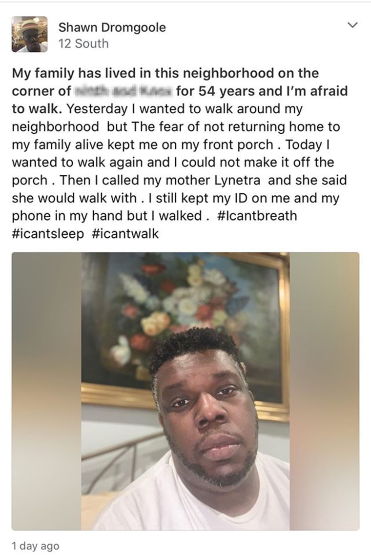 Nashville neighbors walk with man who was scared to leave his house alone