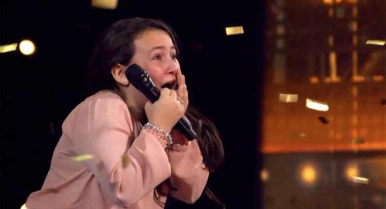 Battaglia couldn't believe it when Sofia Vergara used her Golden Buzzer to send her straight through to the live shows.