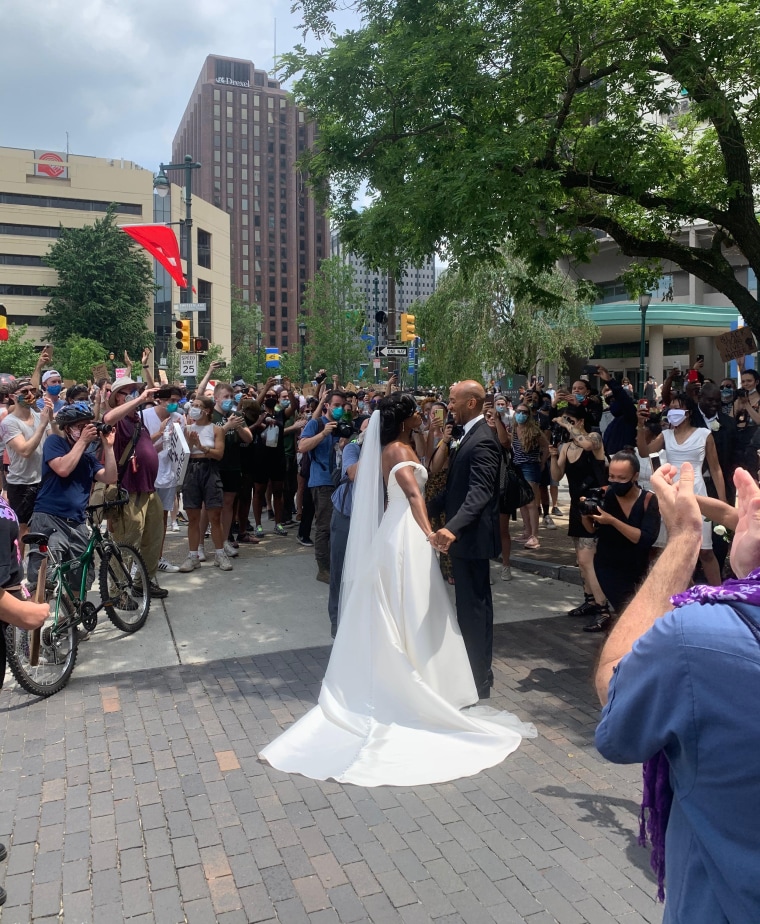 wedding protest philadelphia