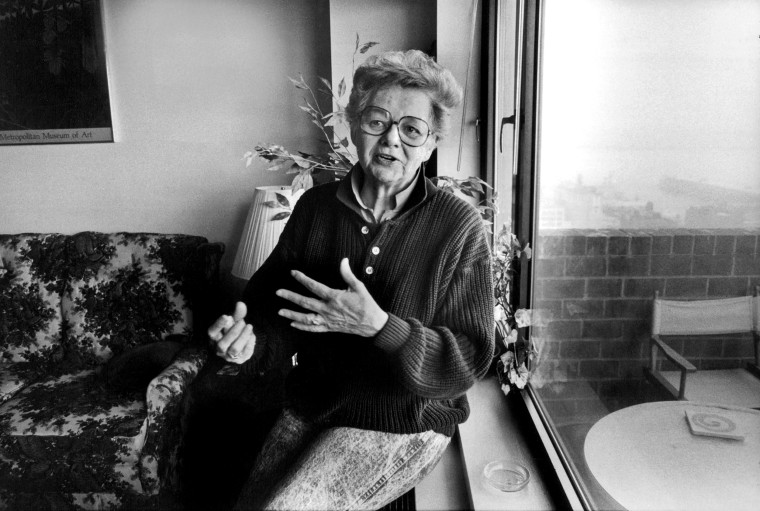 Nita Pippins in her apartment in New York on March 5, 1992.