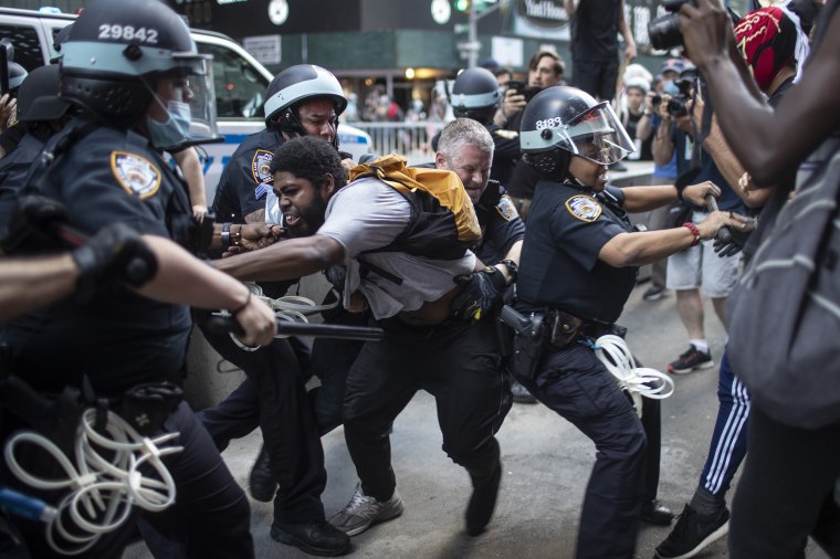 Image: NYPD protest